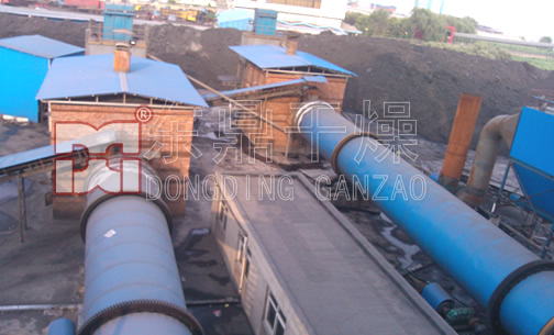 江蘇煤泥褐煤烘干機現場(chǎng)